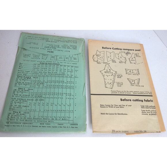 Vintage 1920s Butterick Pattern Including New Delton Delineator Style 5894 Uncut - Picture 3 of 10